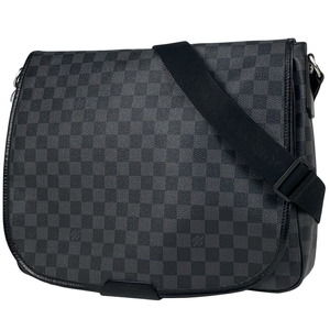 Louis Vuitton Renzo Crossbody Bag Damier Graphite Black